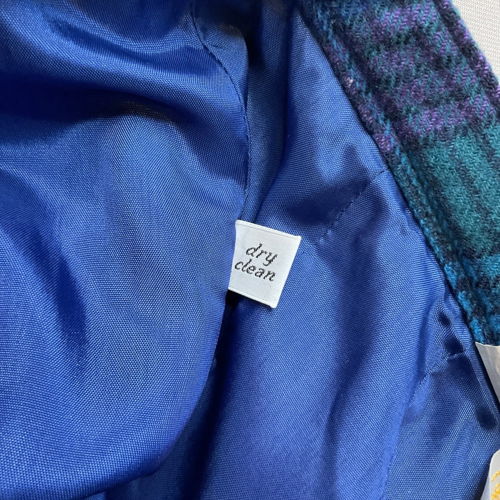 Pendleton Plaid Wool‎ Skirt Size 10 Lined Made In USA  Aline Midi Pencil Preppy - Picture 8 of 8